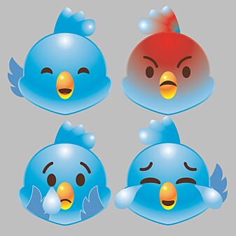 Følelser på Twitter swinger etter bestemte mønstre. Følelser på Twitter swinger etter bestemte mønstre.