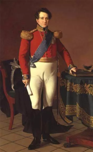 Christian Frederik, her som Kong Fredrik VII av Danmark. (Illustrasjon: Wikimedia Commons)