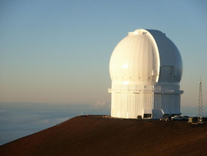 "Solobservatoriet på toppen av den aktive vulkanen Mauna Loa på Hawaii. (Foto: iStockphoto)" "Solobservatoriet på toppen av den aktive vulkanen Mauna Loa på Hawaii. (Foto: iStockphoto)"
