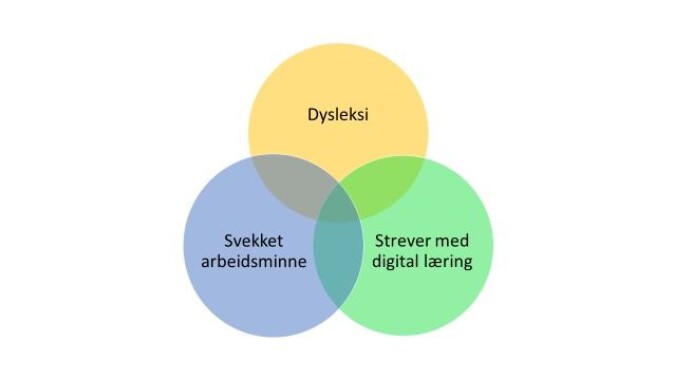 3-7 prosent har så alvorlige lese- og skrivevansker at det kalles dysleksi. Av disse har mange svekket arbeidsminne og mange strever med læring på digitale plattformer. 3-7 prosent har så alvorlige lese- og skrivevansker at det kalles dysleksi. Av disse har mange svekket arbeidsminne og mange strever med læring på digitale plattformer.
