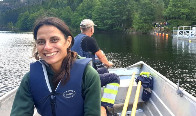 Ana Silva er ekspert på hvordan fisken forholder seg til vannstrømmer. Ana Silva er ekspert på hvordan fisken forholder seg til vannstrømmer.