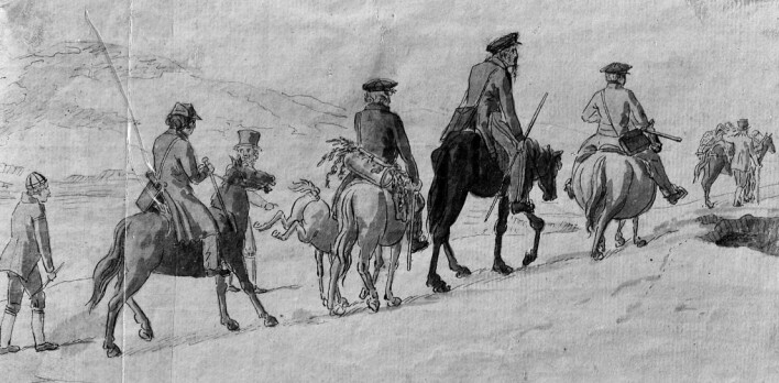 De norske hestene for 200 år siden var ofte små og sterke.