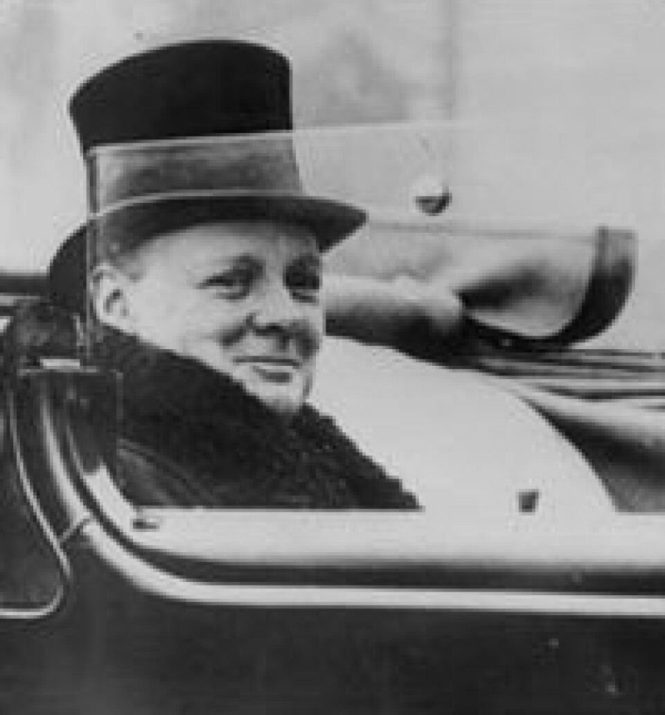 Winston Churchill som finansminister i 1927. (Foto: Wikimedia Commons)