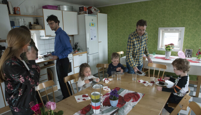 Barnebursdag i Tårnet i Villa Holmboe. Barnebursdag i Tårnet i Villa Holmboe.