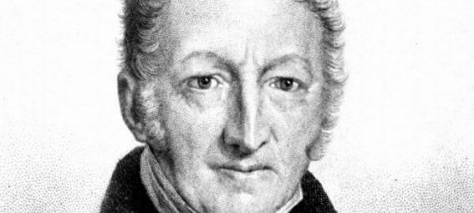 Thomas Robert Malthus. (Illustrasjon: Clipart.com)