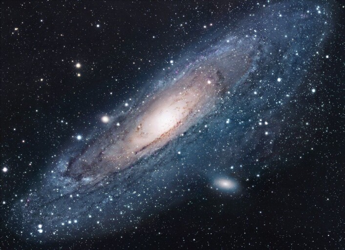"Det er i vår nabogalaksen Andromeda at vi kanskje har sett en planet. (Foto: Nasa / Robert Gendler)" "Det er i vår nabogalaksen Andromeda at vi kanskje har sett en planet. (Foto: Nasa / Robert Gendler)"