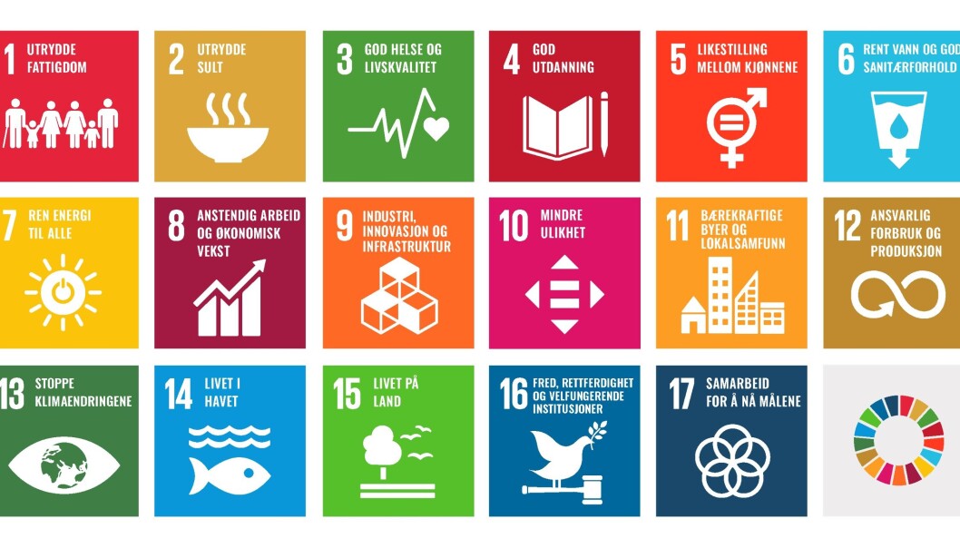 Alle målene skal nås innen 2030. Alle målene skal nås innen 2030.