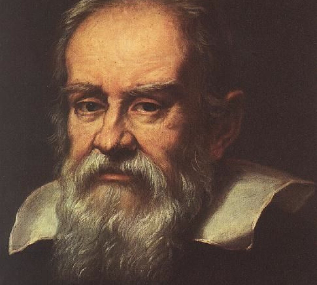 Portrett av Galileo Galilei, malt av Medici maleren Justus Sustermans, cirka 1640. Portrett av Galileo Galilei, malt av Medici maleren Justus Sustermans, cirka 1640.