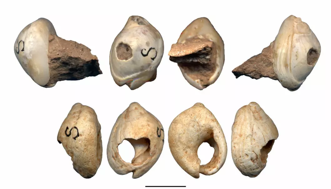 Smykker for 100 000 år siden