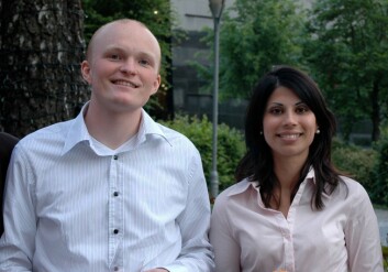 Fredrik Jensen og Fazilat Siddiq Ullah. (Foto: Mona Eek-Jensen) Fredrik Jensen og Fazilat Siddiq Ullah. (Foto: Mona Eek-Jensen)