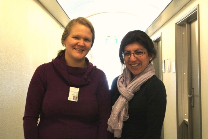 Beate Brekke Hellerud og Mariam Bouzga (Foto: Marianne Nordahl) Beate Brekke Hellerud og Mariam Bouzga (Foto: Marianne Nordahl)