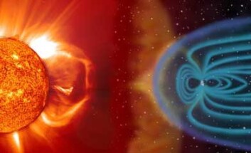 Solstormer slipper løs kraftig stråling som kan ramme piloter og kabinansatte som flyr over enkelte områder på jorda. NASA-forskere jobber med å lage en sanntidsmodell som kan beregne strålingsrisiko ved solstormer. (Figur: NASA) Solstormer slipper løs kraftig stråling som kan ramme piloter og kabinansatte som flyr over enkelte områder på jorda. NASA-forskere jobber med å lage en sanntidsmodell som kan beregne strålingsrisiko ved solstormer. (Figur: NASA)