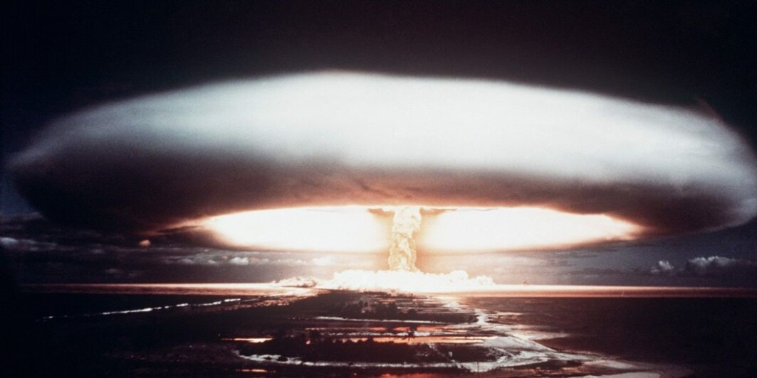 France carried out 193 nuclear tests in the Pacific. The explosion in this image occurred in 1971. France carried out 193 nuclear tests in the Pacific. The explosion in this image occurred in 1971.