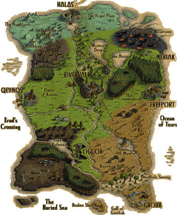 "Fra EverQuest." "Fra EverQuest."