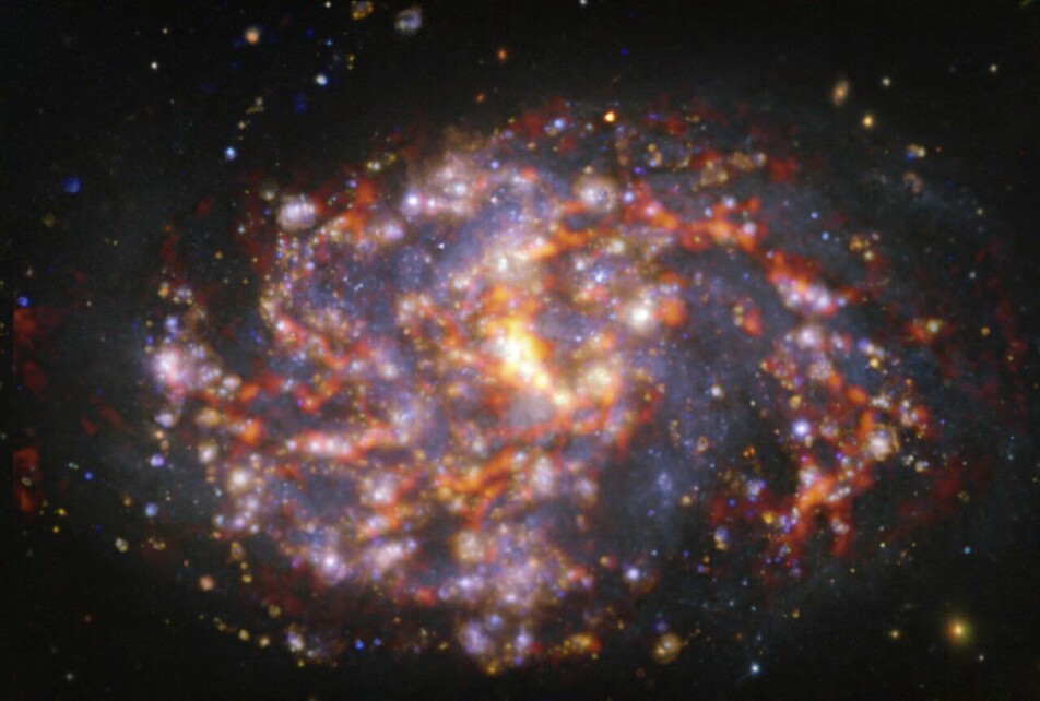 NGC 1087 er en spiralgalakse 80 millioner lysår unna.