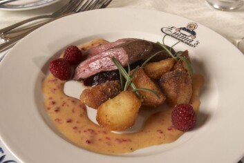 Stekt reinsdyrfilet av kalv. (Foto: Audun Iversen) Stekt reinsdyrfilet av kalv. (Foto: Audun Iversen)