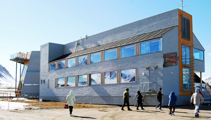 Forskningsstasjonen til Norsk Polarinstitutt. Forskningsstasjonen til Norsk Polarinstitutt.