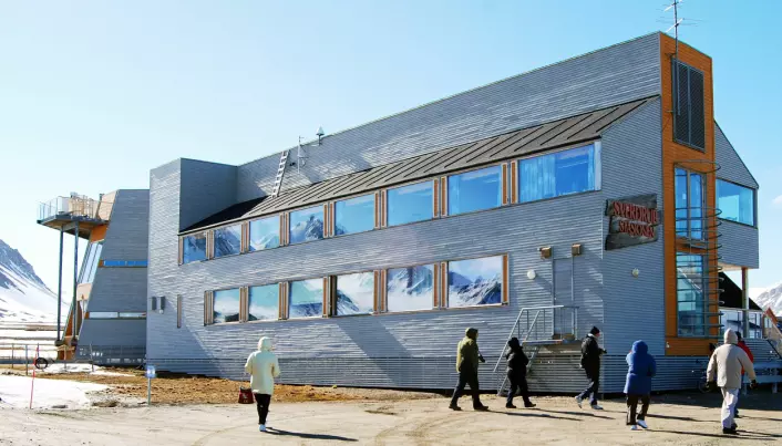 Forskningsstasjonen til Norsk Polarinstitutt.