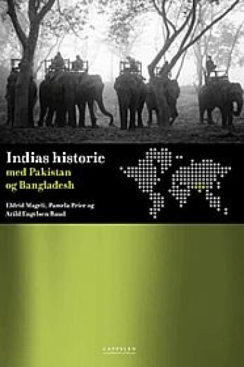 "Bokomslag - Indias historie. Cappelen" "Bokomslag - Indias historie. Cappelen"