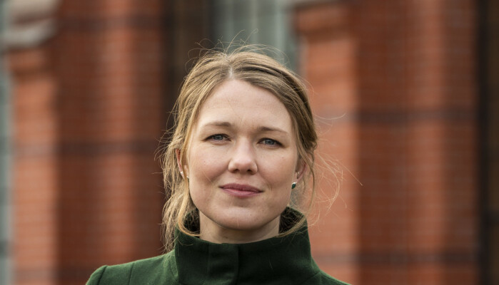 Une Bastholm, leder i Miljøpartiet de Grønne. Une Bastholm, leder i Miljøpartiet de Grønne.