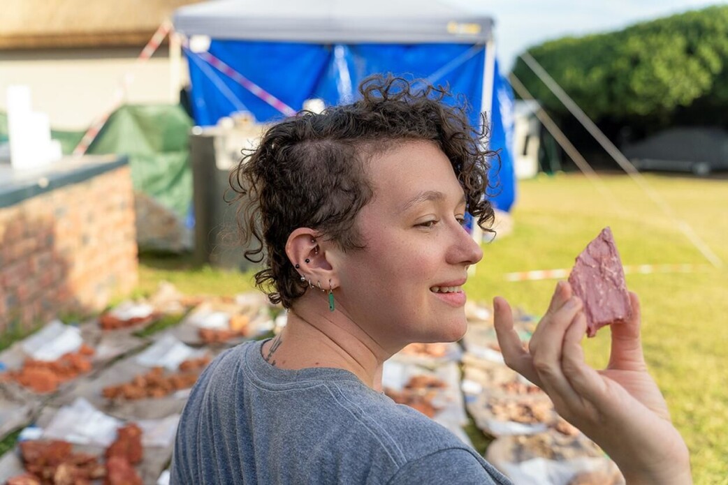 LEAKY GRANT: Dr Elizabeth Velliky has received a grant from the prestigious Leakey Foundation, to study the complexities of past ochre use in the South African Middle Stone Age (MSA). LEAKY GRANT: Dr Elizabeth Velliky has received a grant from the prestigious Leakey Foundation, to study the complexities of past ochre use in the South African Middle Stone Age (MSA).