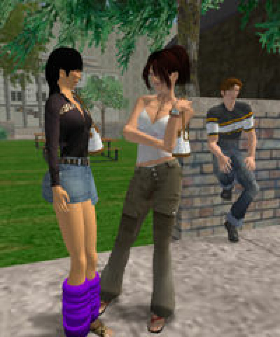 'Det å velge seg en attraktiv avatar kan være strategisk lurt. (Bilde: Second Life/Linden Research, Inc.)'