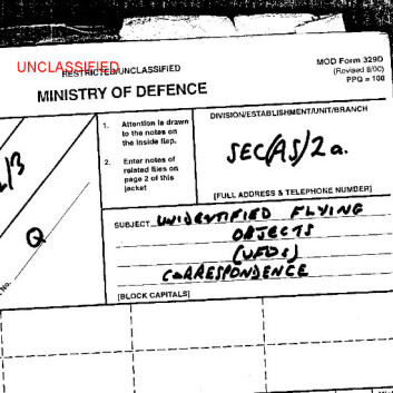 "Faksimile fra en av rapportene som nå er frigitt av det britiske forsvarsdepartementet. (National Archives)" "Faksimile fra en av rapportene som nå er frigitt av det britiske forsvarsdepartementet. (National Archives)"