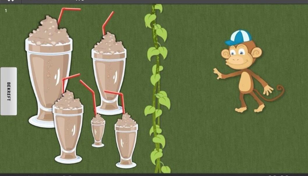 … eller milkshakeer, til den viltre apekatten Ani Banani. … eller milkshakeer, til den viltre apekatten Ani Banani.