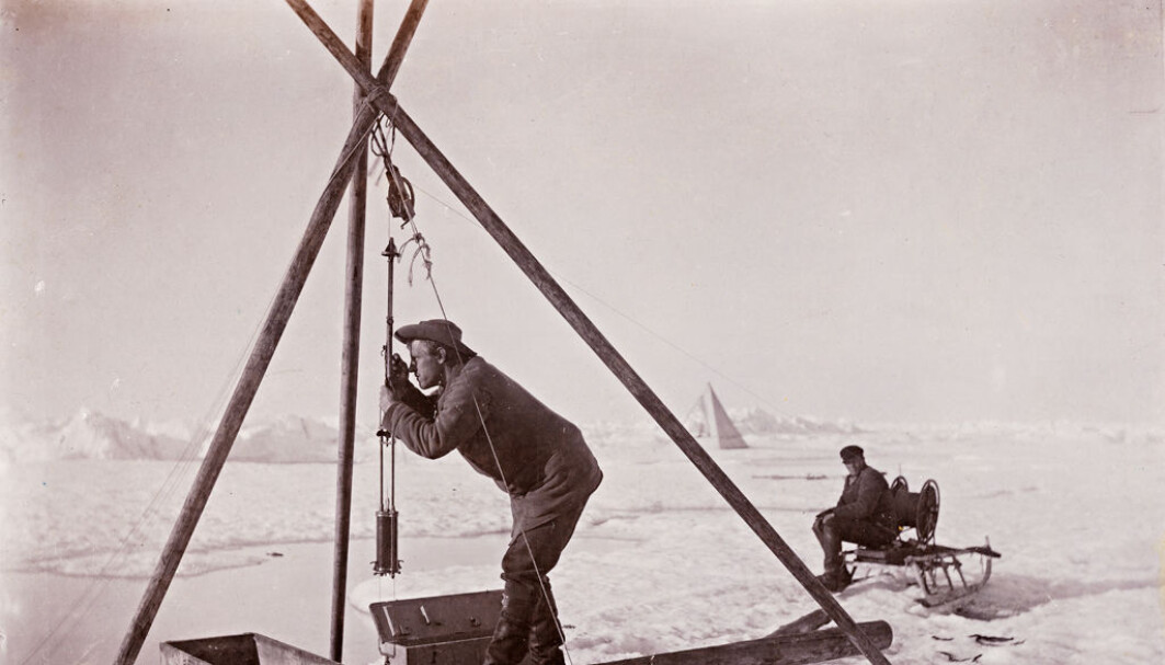 Arbeid på isen for 125 år siden Arbeid på isen for 125 år siden