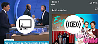 Mer fiksjon og mindre samfunnsstoff på NRK og TV2
