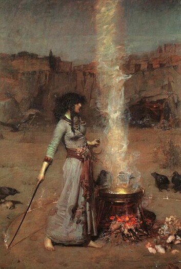John William Waterhouse - Magic Circle (1886). (Foto: Wikimedia Commons) John William Waterhouse - Magic Circle (1886). (Foto: Wikimedia Commons)