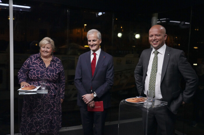 Både Erna Solbergs Høyre og Jonas Gahr Støres Arbeiderpartiet «eier» flere av de tradisjonelt viktigste sakene i norsk politikk. Men ingen av disse topper dagsorden under årets valgkamp. For Trygve Slagsvold Vedum og Senterpartiet glapp distriktspolitikken som viktigste sak helt mot slutten av valgkampen. Bildet er fra Arendalsuka 2021. Både Erna Solbergs Høyre og Jonas Gahr Støres Arbeiderpartiet «eier» flere av de tradisjonelt viktigste sakene i norsk politikk. Men ingen av disse topper dagsorden under årets valgkamp. For Trygve Slagsvold Vedum og Senterpartiet glapp distriktspolitikken som viktigste sak helt mot slutten av valgkampen. Bildet er fra Arendalsuka 2021.