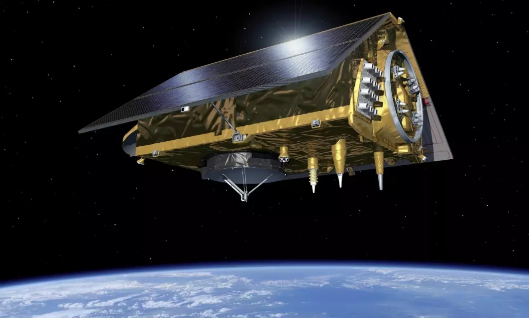 Den første Sentinel-6 satellitten flyr nå parallelt med Jason-3 og skal snart overta stafettpinnen i denne banen.