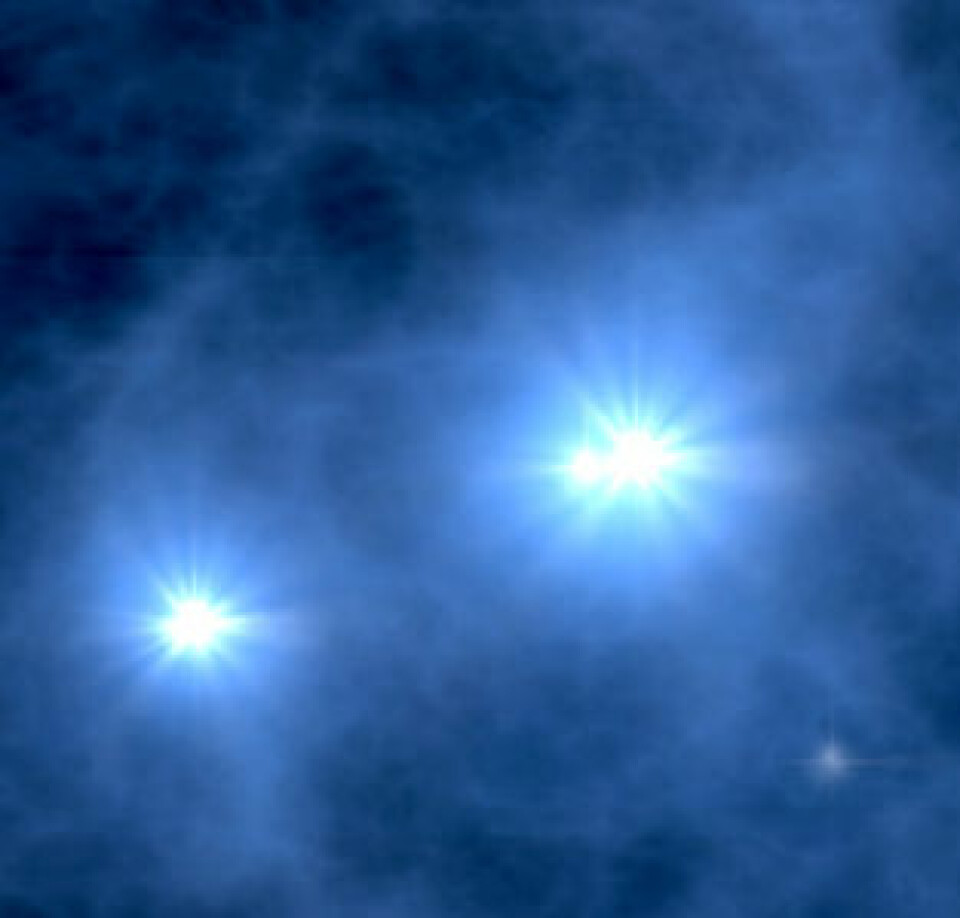 'De lyseste tonene i soundtracket til Universets begynnelse, er opprinnelsen til de første stjernene. De ble slått på rundt 200 millioner år etter Big bang - mye tidligere enn forskere har trodd til nå. (Bilde: WMAP/NASA)'