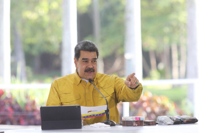 Nicolás Maduro is president of Venezuela and accuses the opposition of acting against the country's interests. Nicolás Maduro is president of Venezuela and accuses the opposition of acting against the country's interests.