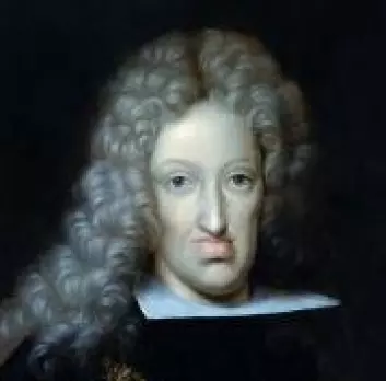 "Kong Karl II av Spania (1665-1700) Kunster: W. Hunter. Datidens kongeportretter uttrykte vanligvis respekt for kongelige autoriteter, Karl IIs utseende er nok pyntet på. (Foto: Wikimedia Commons)"