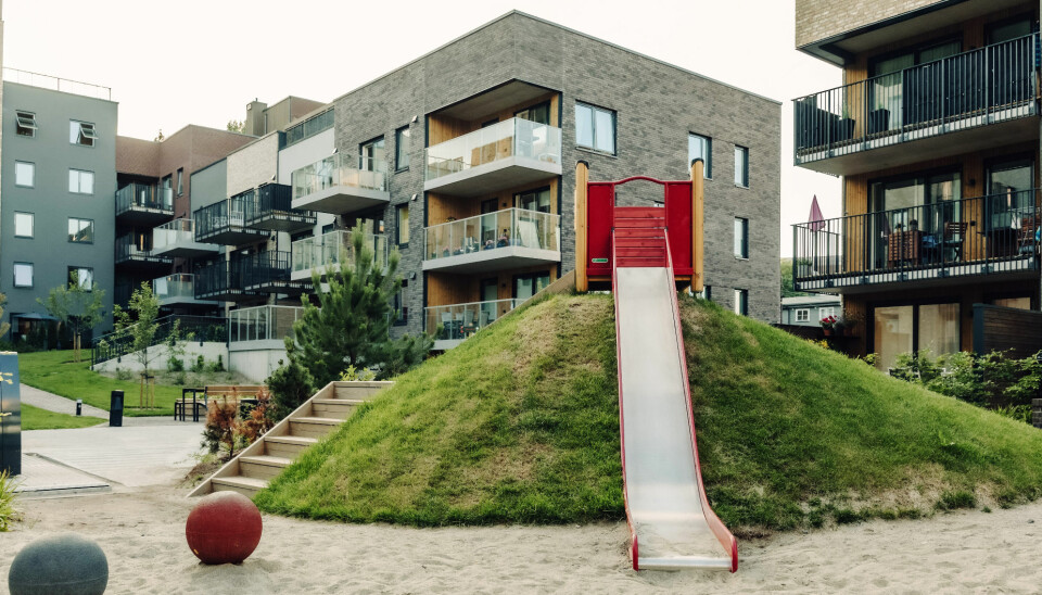Lave renter har vært med på å drive opp prisen på boliger, ikke minst små boliger som kan være innenfor rekkevidde for unge boligsøkere. Her fra Frysjaparken i Oslo.