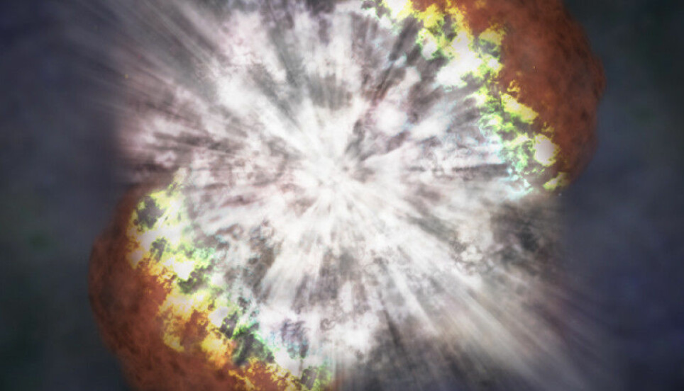 Ingen vet nøyaktig hvordan en supernova ser ut. Kanskje noe sånt som dette?