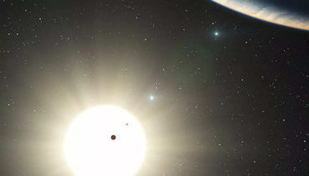 Nyoppdaget solsystem ligner vårt eget