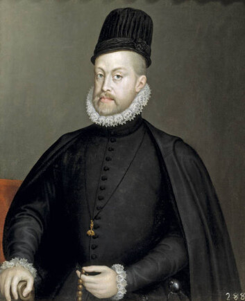 "Kong Fhilip II (1556-1598) Kunstner: Sofonisba Anguissola, 1564. (Foto: Wikimedia Commons)" "Kong Fhilip II (1556-1598) Kunstner: Sofonisba Anguissola, 1564. (Foto: Wikimedia Commons)"