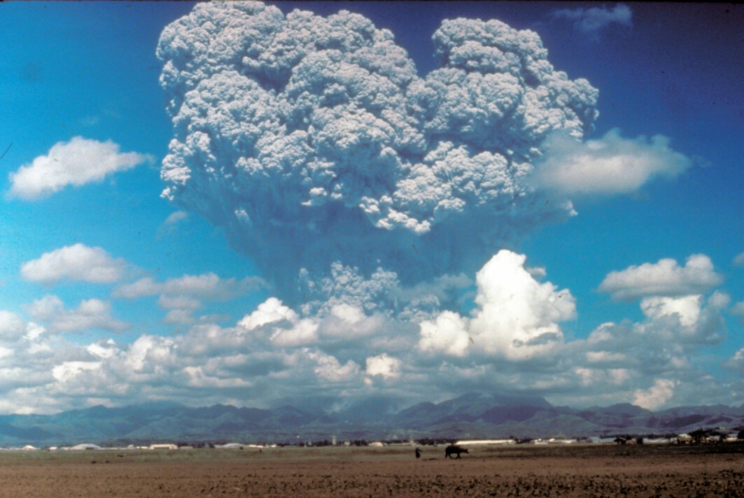 When Mt Pinatubo erupted in 1991, it ejected 20 million tonnes of sulphur dioxide into the atmosphere. Over the months following the eruption, the aerosols formed a global layer of sulphuric acid haze. Global temperatures dropped by about 0.4 °C from 1991–1993. That's a natural form of solar geoengineering that humans could try to mimic to cool the planet. When Mt Pinatubo erupted in 1991, it ejected 20 million tonnes of sulphur dioxide into the atmosphere. Over the months following the eruption, the aerosols formed a global layer of sulphuric acid haze. Global temperatures dropped by about 0.4 °C from 1991–1993. That's a natural form of solar geoengineering that humans could try to mimic to cool the planet.