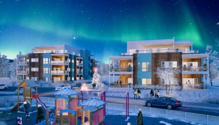 Boligmangel er ikke bare et Oslo-fenomen. Alta i Finnmark opplever det samme og har i flere år hatt den sterkeste prisøkningen i hele Nord-Norge. Her byggeprosjektet Elvekanten. Boligmangel er ikke bare et Oslo-fenomen. Alta i Finnmark opplever det samme og har i flere år hatt den sterkeste prisøkningen i hele Nord-Norge. Her byggeprosjektet Elvekanten.