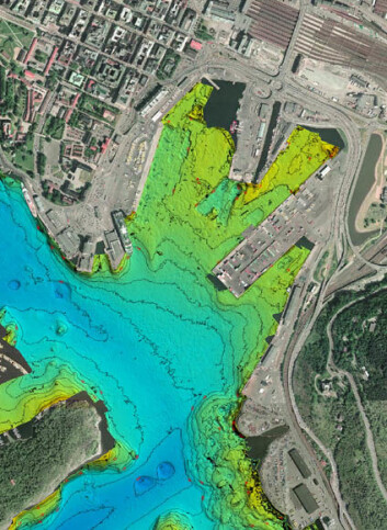 "BJØRVIKA: Bunnen i Bjørvika inneholder dype groper hvor det har strømmet ut gass og/eller grunnvann (pockmarks). Her finner forskerne spor etter både undersjøiske ras, utfyllinger, mudringer og ankere." "BJØRVIKA: Bunnen i Bjørvika inneholder dype groper hvor det har strømmet ut gass og/eller grunnvann (pockmarks). Her finner forskerne spor etter både undersjøiske ras, utfyllinger, mudringer og ankere."