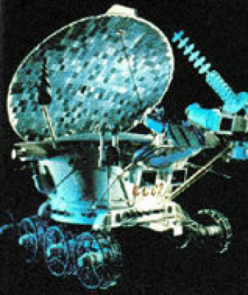 "Månebilen Lunokhod-2. Bilde: NASA" "Månebilen Lunokhod-2. Bilde: NASA"