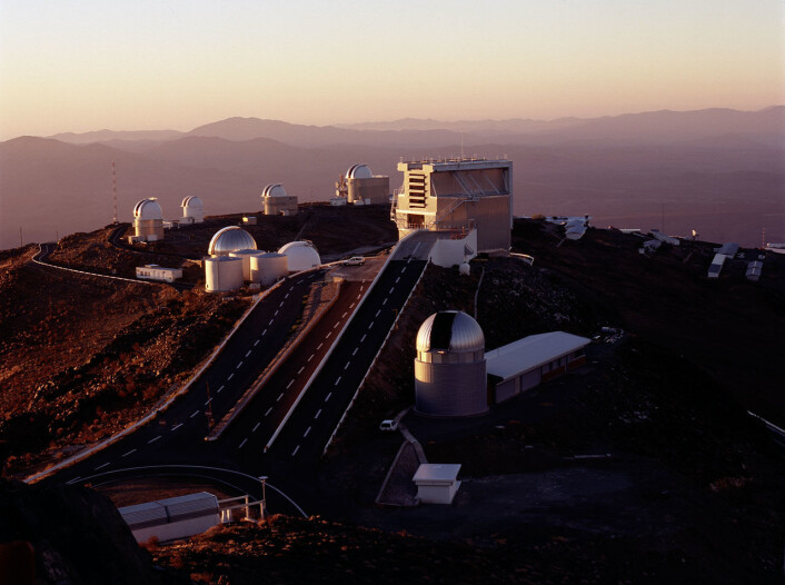 La Silla-observatoriet i Atacama-ørkenen i Chile. (Foto: ESO) La Silla-observatoriet i Atacama-ørkenen i Chile. (Foto: ESO)