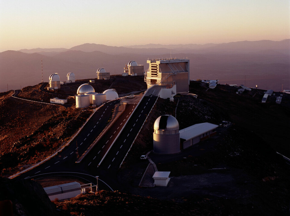La Silla-observatoriet i Atacama-ørkenen i Chile. (Foto: ESO)