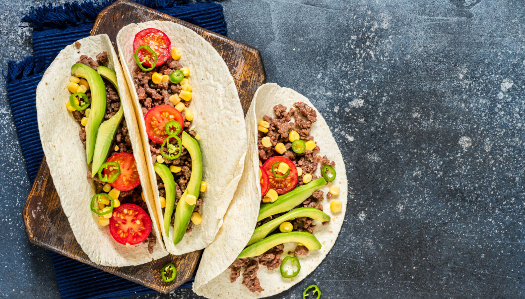 Nordmenn har blitt glade i taco. Og retten er stadig under utvikling, forteller norsk forsker. Nordmenn har blitt glade i taco. Og retten er stadig under utvikling, forteller norsk forsker.