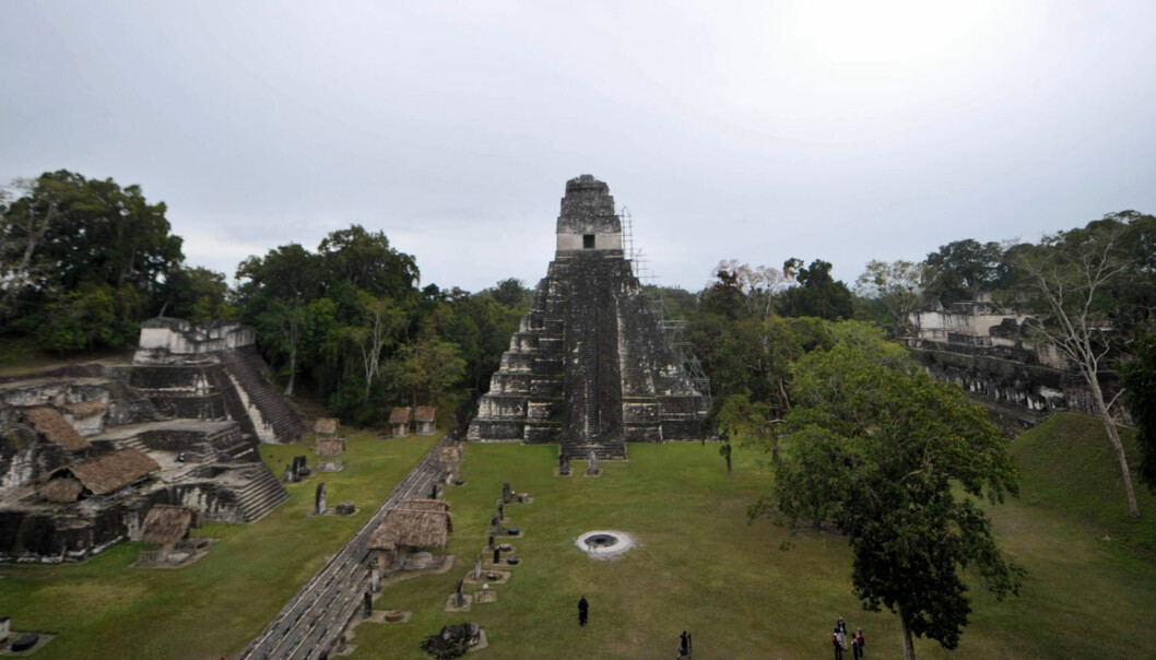 Noen av templene i Tikal i dagens Guatemala. Noen av templene i Tikal i dagens Guatemala.