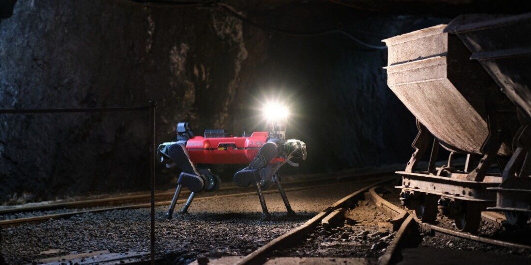 Team CERBERUS used several robots in the competition. The robot pictured was developed at ETH Zurich and was key to the team’s victory. Team CERBERUS used several robots in the competition. The robot pictured was developed at ETH Zurich and was key to the team’s victory.