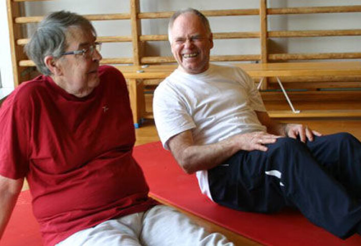 Trening er gøy (Foto: Torunn Gjerustad) Trening er gøy (Foto: Torunn Gjerustad)